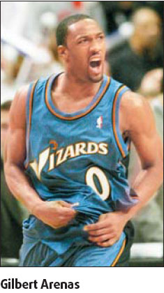 If Wizards' Arenas returns, he'll be an 'assist man'
