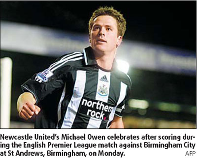 Owen equalizer gives Newcastle breathing space