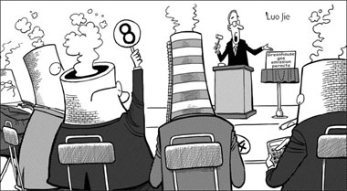 Auctions to limit industrial emissions