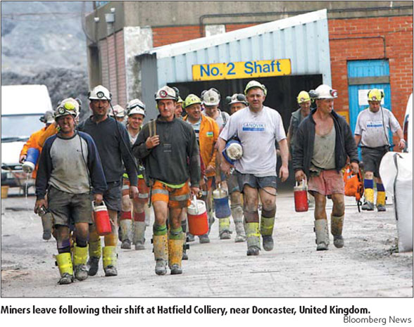 Coal makes a comeback in UK