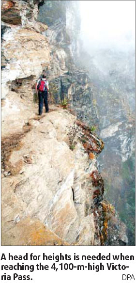 At this altitude, the views are breathtaking