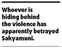 Buddhist teachings not followed