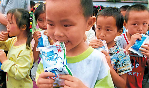 Parents buy up milk powder