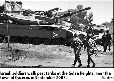 Israel seeks peace talks with Syria