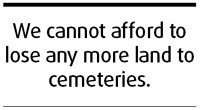 Tombs grabbing land