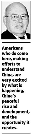 Ex Senator gives China his seal of approval