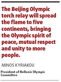 Helping to keep the Games burning bright