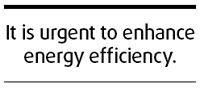 Energy conservation