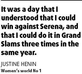 Federer wins, Henin, Williams sisters reach quarters