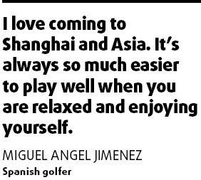 Jimenez aims for BMW hat trick