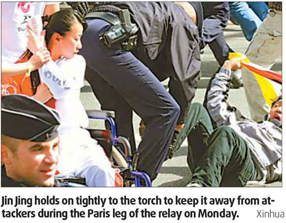 Valor in a wheelchair
