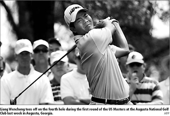 Bettered not beaten, Liang vows to return to Masters