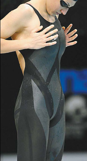 Space-age suits race into uncharted waters