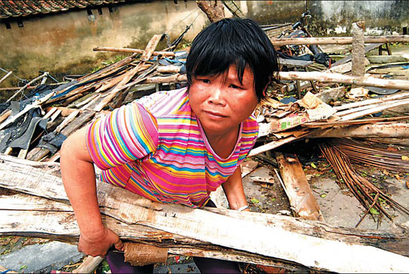 3 dead, 40 missing after typhoon hits south