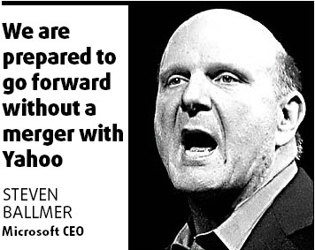 Microsoft won't budge on Yahoo bid