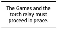 Games mirrors man's quest for peace, amity