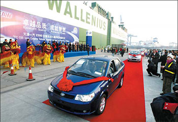 Self-developed car brand winning wider recognition