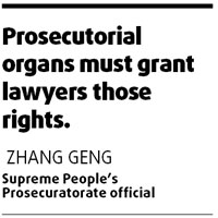 New law boosts lawyers' rights