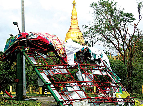 Cyclone devastates Myanmar