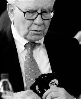 Buffett says financial pain largely self-inflicted