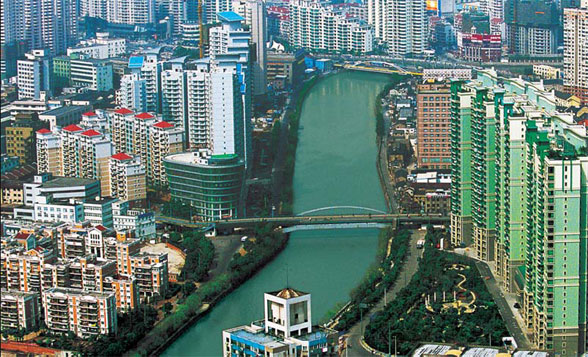 District central to Shanghai - and its growth