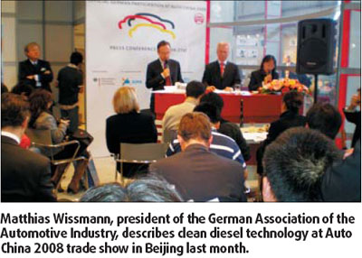 Cleaner diesel autos find favor in hi-tech Germany