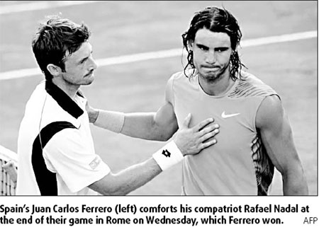 Nadal's reign in Rome is over