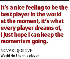 Nadal under Djokovic threat