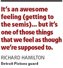 Pistons reach semis for 6th straight year