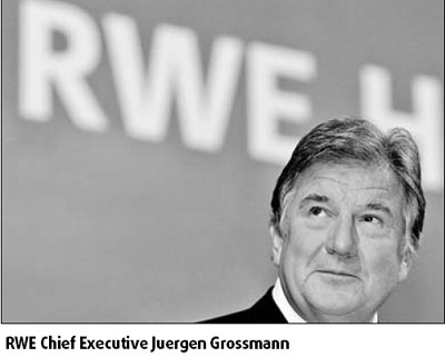 Higher costs hit RWE earnings