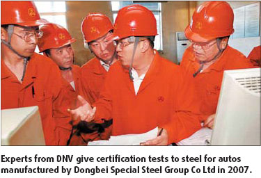 Century-old seed bearing fruit for ship certification