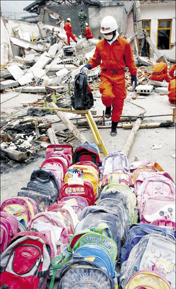 Trail of destruction