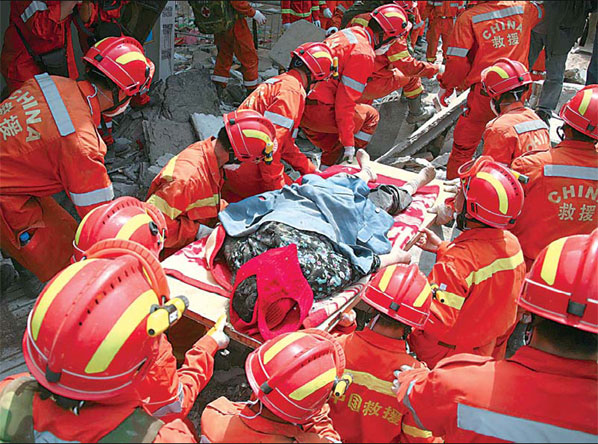 Rescuers' motto: Never say die