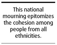 Nation in mourning