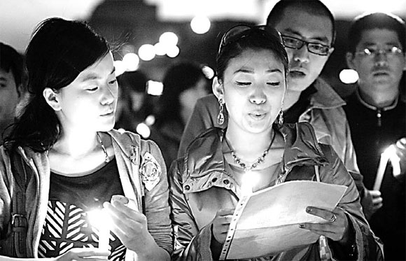 China, we're sure, will triumph over tragedy