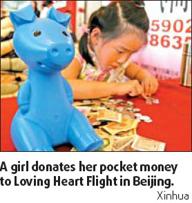 Loving hearts deliver aid