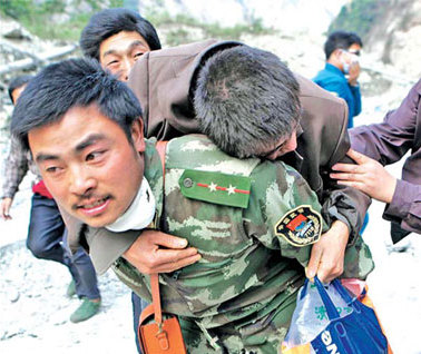Five injured villagers airlifted to safety