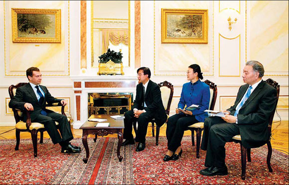 Medvedev and China to hash out 3-year plan