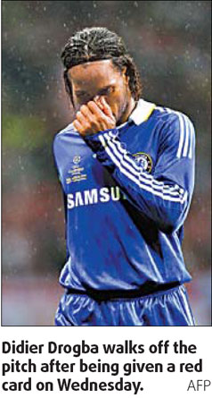 Shades of Zidane blight Drogba's Moscow night