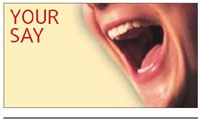 Your say