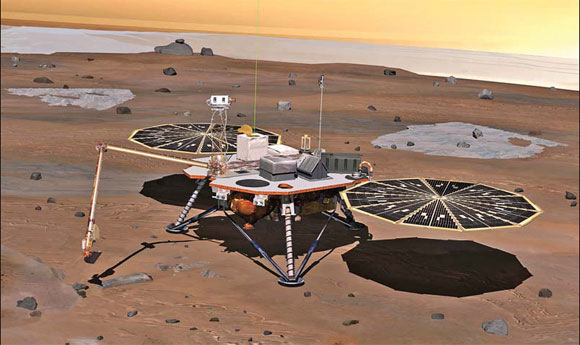 US probe lands safely at Mars' north pole