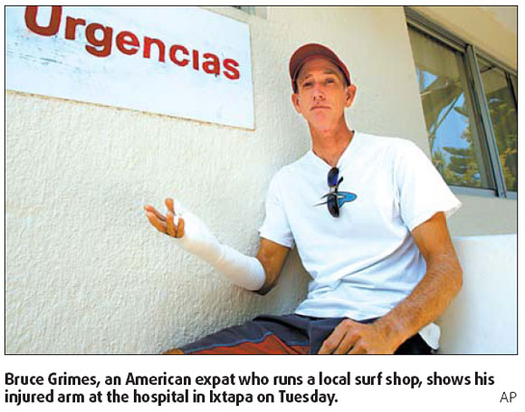 Mexican resort hit by shark attacks