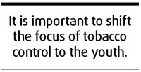 For tobacco-free youth