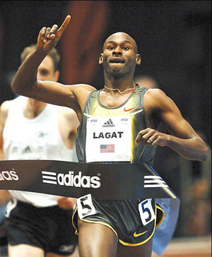 Lagat in student mode for Beijing preparations