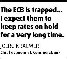 ECB keeps key rate at six-year high