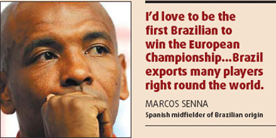 Senna - a Brazilian out for Spanish Euro gold