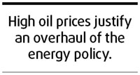 Growing oil addiction