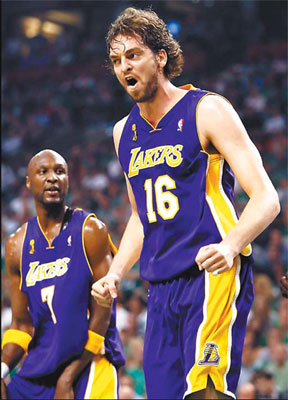 Boost from Gasol vital if Lakers to rebound