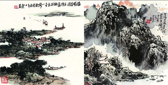 Painting poems of quiet reflection