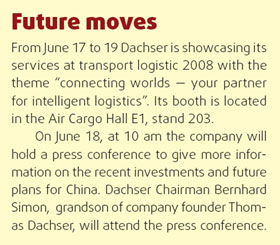 Bridging business: Dachser continues to supply solutions in China